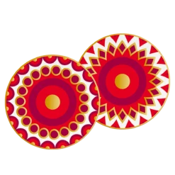 Set 2 Tovagliette Tonde - Tombola