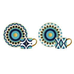 Set 2 Tazzine Blu - Tombola