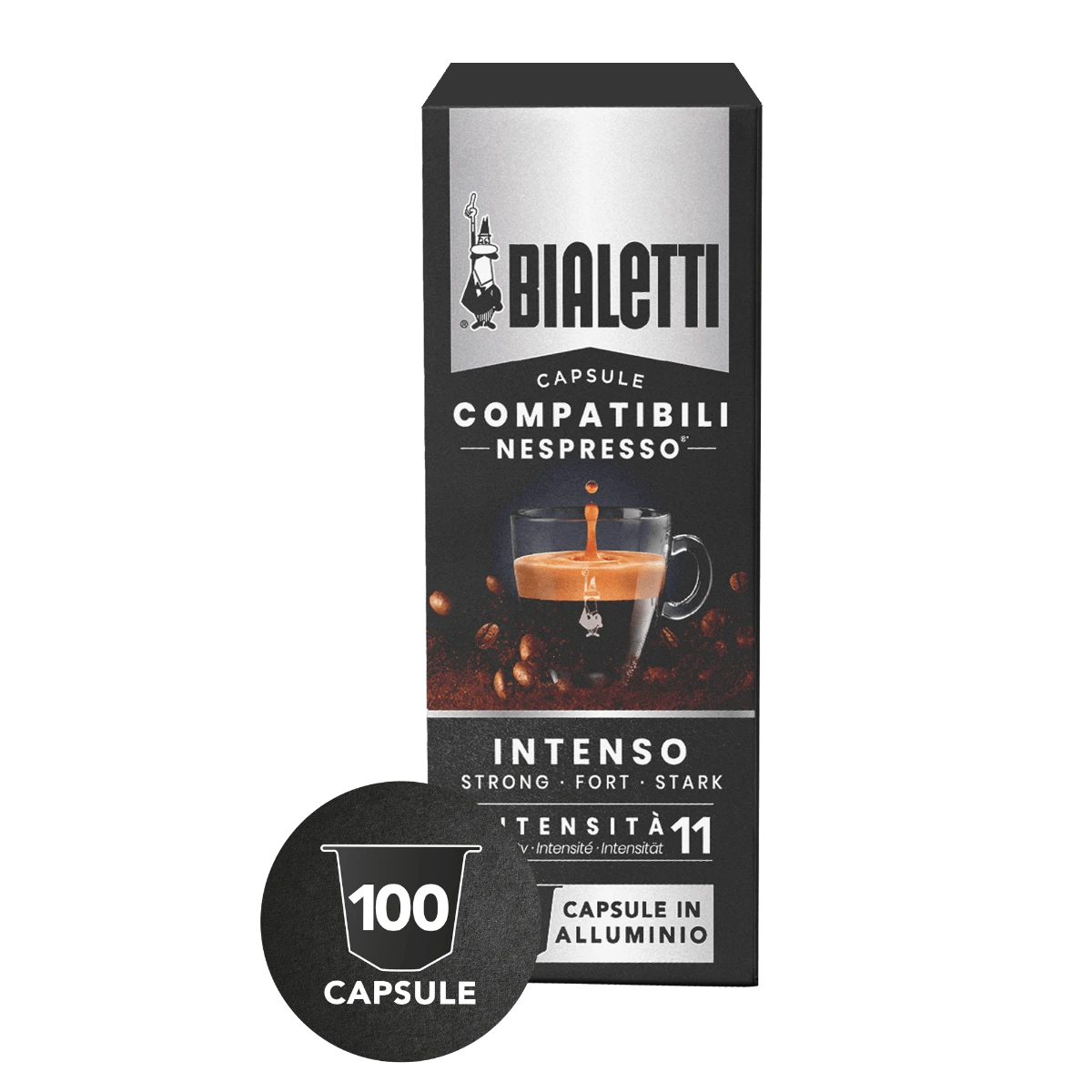 Kit 100 Capsule Intenso In Alluminio Compatibili Nespresso 3 Kit 100 Capsule Intenso In Alluminio Compatibili Nespresso