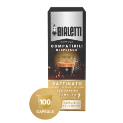 Kit 100 Capsule Raffinato In Alluminio Compatibili Nespresso