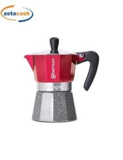 CAFFETTIERA 3TAZZE BIALETTI ALLEGRA ROSSA IN ALLUMINIO