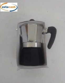 CAFFETTIERA 1 TAZZA BIALETTI BLACK PEARL IN ALLUMINIO