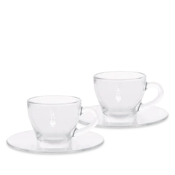 Set 2 Tazze Cappuccino In Vetro