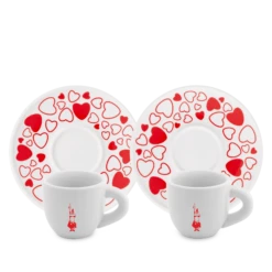 Set 2 Tazzine Moka Cuore