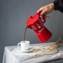 Moka Exclusive Red -Bialetti a7r01549 square