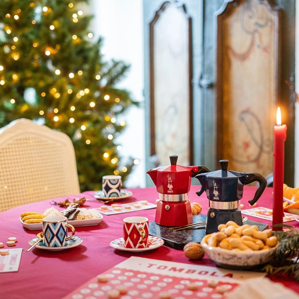 Set 4 Tazzine Rosse - Tombola 4 Set 4 Tazzine Rosse - Tombola - immagine 2