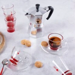 Set 4 Tazzine In Vetro -Bialetti ambietata vetro