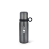 Bottiglia Termica Con Coperchio-Tazza Grigia