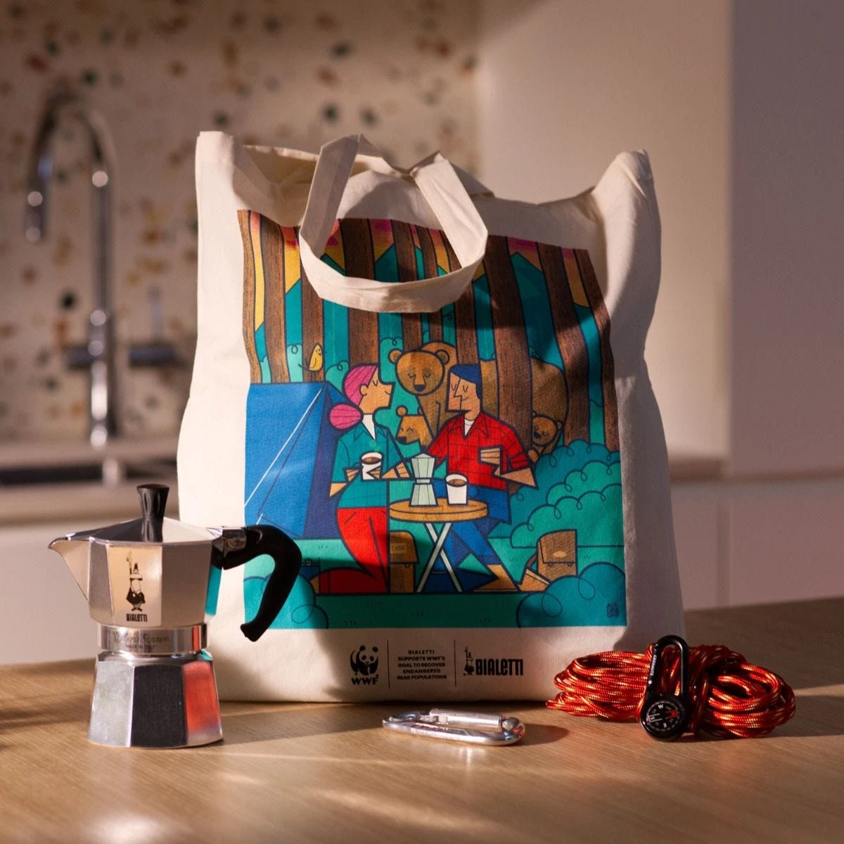 Shopper Bialetti E WWF By Ale Giorgini 5 Shopper Bialetti E WWF By Ale Giorgini - immagine 3