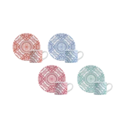 Set 4 Tazzine Da Caffè